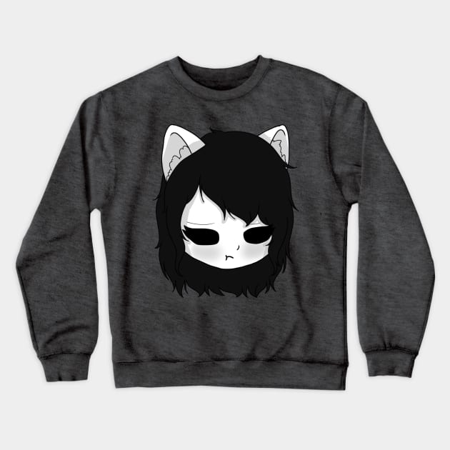 ceepypasta jane the killer cat Crewneck Sweatshirt by LillyTheChibi